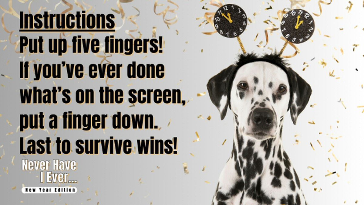 Never Have I Ever: New Year Edition! image number null